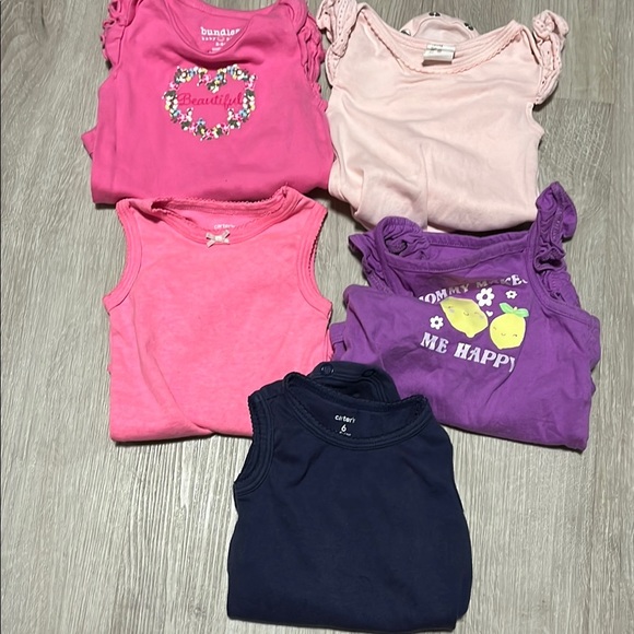 3/$20 Bundle of Kids' Shirts - Pink, Purple, and Navy 3-6M - Picture 1 of 1